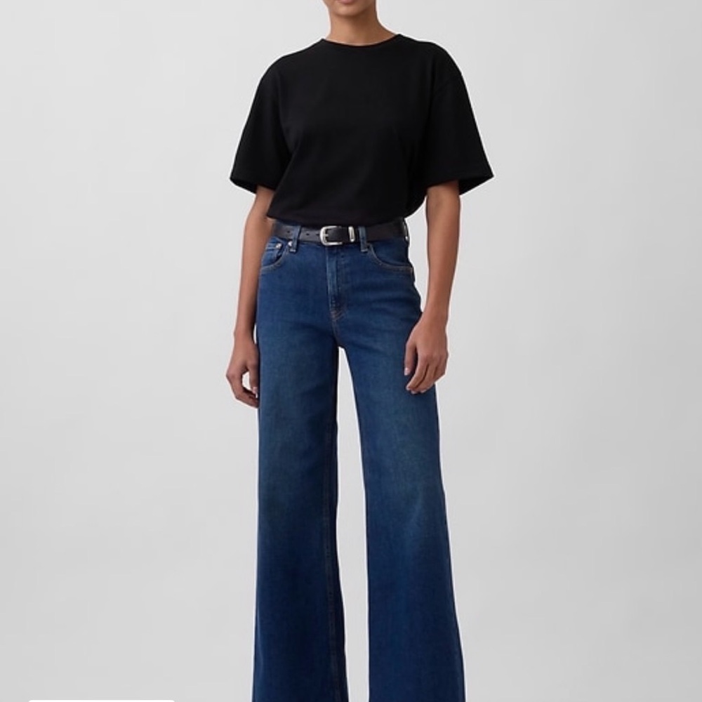 GAP High Rise Stride Dark Wash 29 Long